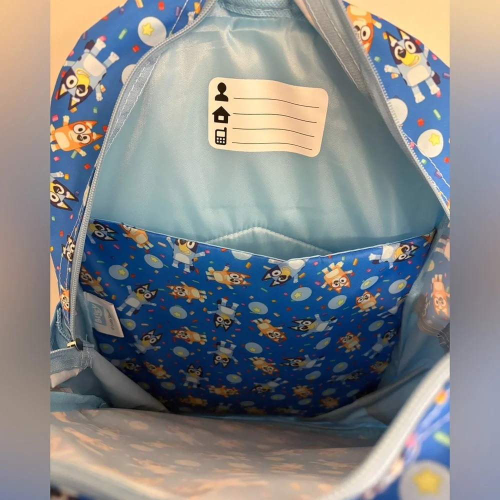 NEW Bluey & Bingo Backpack School Bag w/Laptop Sleeve